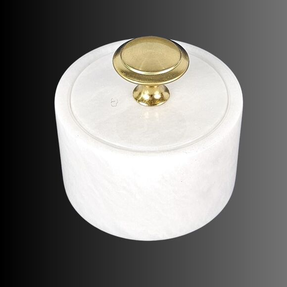 Marble Salt Cellar, Pinch Bowl, Kitchen Pinch Pot, Salt & Pepper Cellars, New - Picture 3 of 10